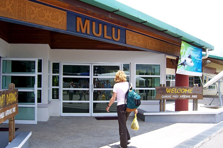 Het vliegveld van Mulu Nationaal Park